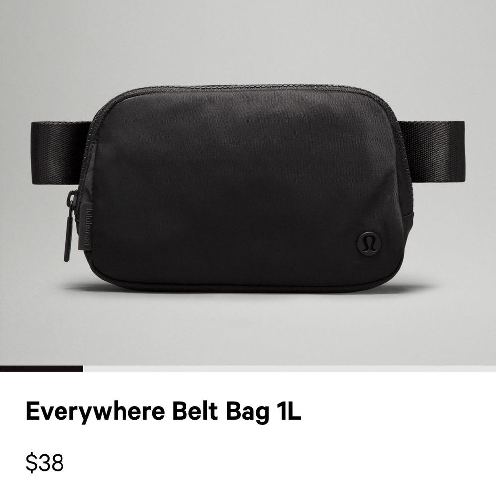 Lululemon Black Everywhere Belt Bag - Picture 2 of 4